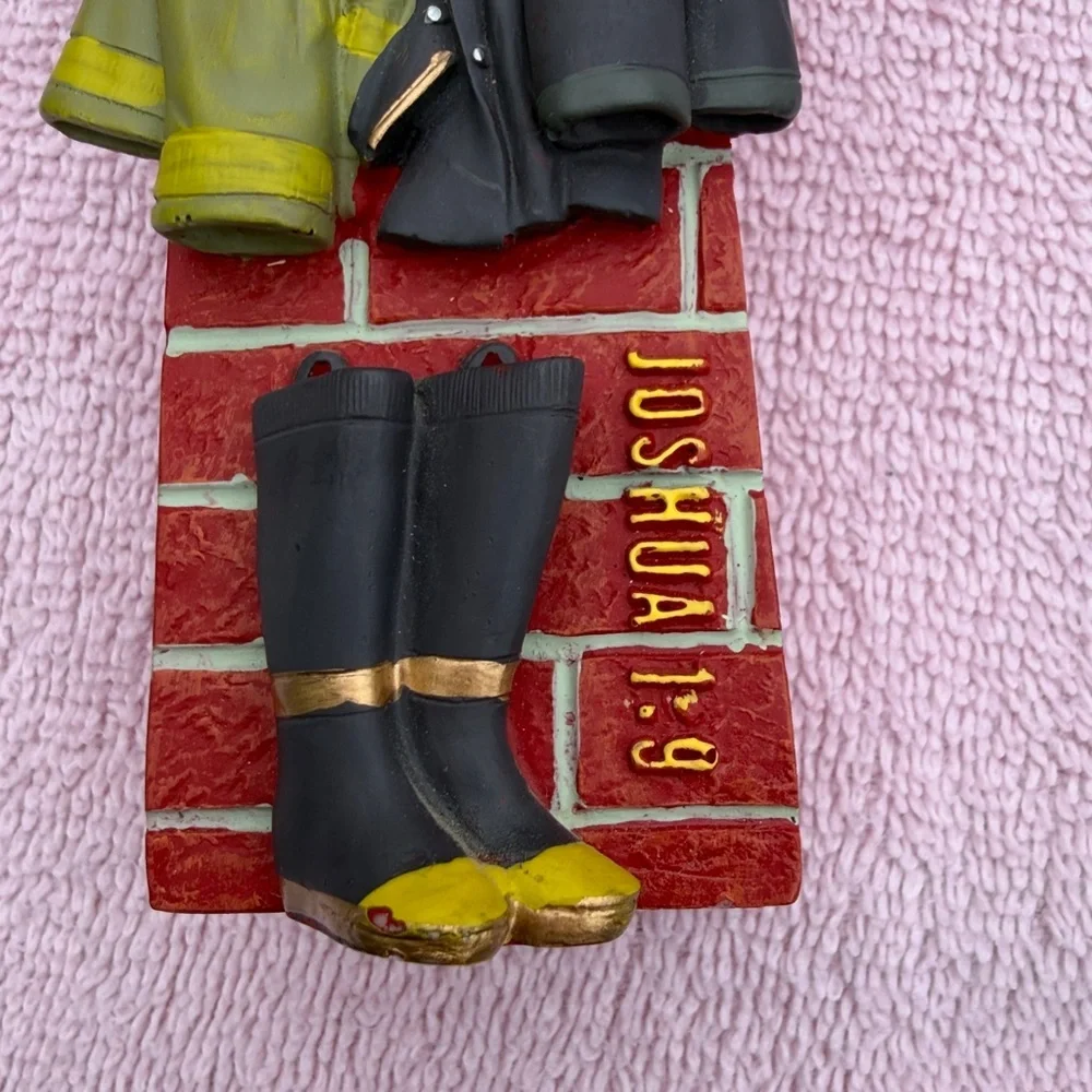 Dicksons Firefighter’s Prayer Tabletop Cross Figurine Joshua 1:9